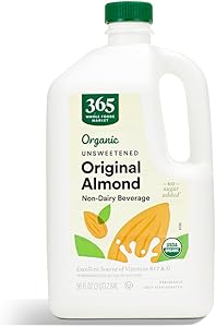 365 by Whole Foods Market Organic Unsweetened Almond Milk, 96 FZ