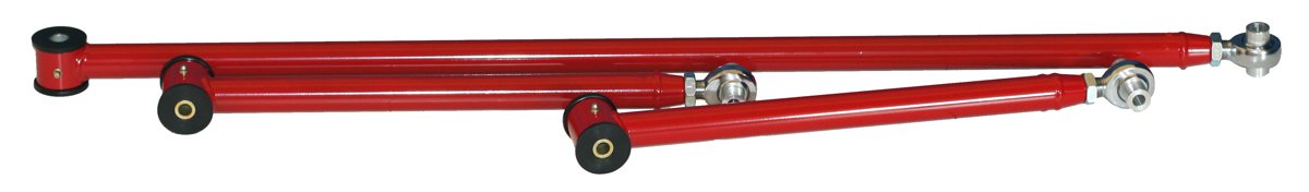 Founders Performance 23963R-PHR Single Adjustable Lower Control Arms & Panhard Rod Kit Red - Car Set