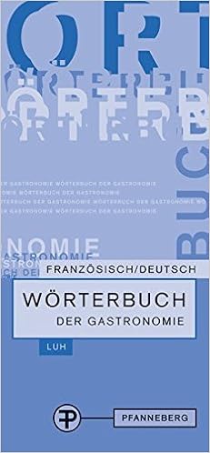 Worterbuch Der Gastronomie Franzosisch Deutsch Amazon De Schmidt Silke Bucher