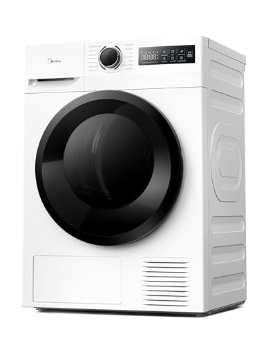 Midea MD11EH80BD Wärmepumpentrockner, 8 kg, Energieklasse D, Schnelltrocknen 35', HealthGuard, Sensor-Trocknung,Auffrischen,Knitterschutz, Auffrischen Wolle, Weiß 3