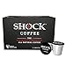 Shock Coffee Single Serve Cups. Up to 50% more Caffeine than Regular Coffee. 12 count - Compatible with Keurig K-Cup Brewers 2.0