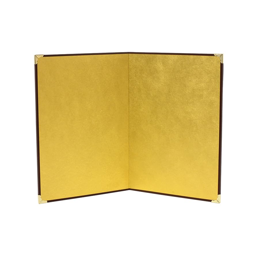 ミニ金屏風 2曲 (大) 255×360mm 金無地 (上) C521商品画像