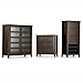 Simpli Home Burlington Solid Wood Low Storage Cabinet, Espresso Brown