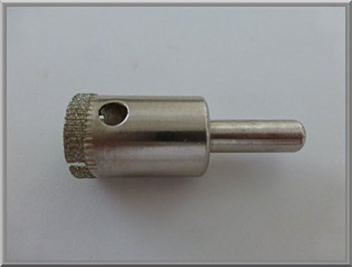 3/4 inch (20mm) diamond coated core drill bit - for glass, ceramic, marble