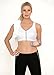 Glamorise Women's Plus-Size High Impact Magiclift Zipper Sport Bra, White, 42DD