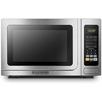 Amazon.com: BLACK+DECKER Microondas digital con puerta ...