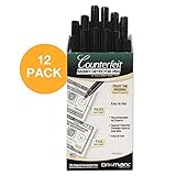 Dri-Mark 351R1 Smart Money Counterfeit Bill Detector Pen for Use w/U.S. Currency (Pack of 12)
