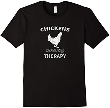 Chickens Are My Therapy Funny Chicken T Shirt