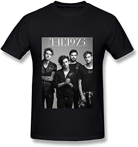Best Black T Shirt For Men Rock Band The 1975 Tour 2016