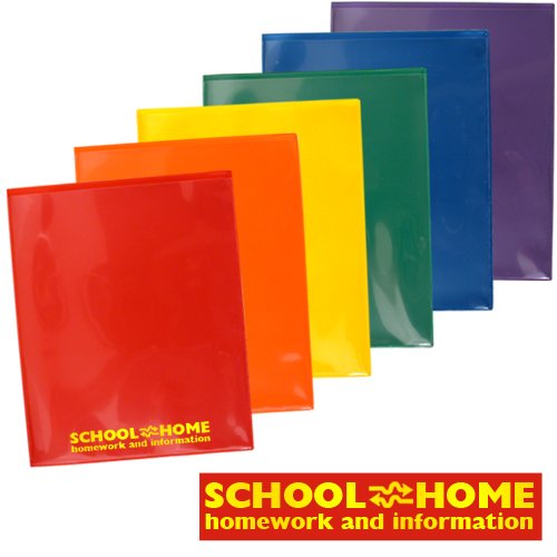 Plastic homework folder image
