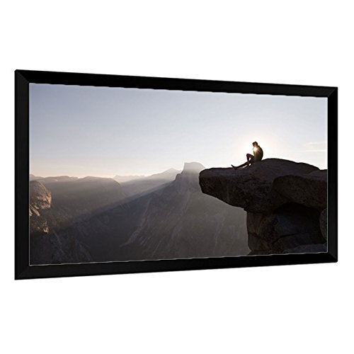 Carlâ‚¬s Fixed Frame Projection Screen Kits, FlexiGray (16:9 | 120 inch Diag. | 5x9 Ft | Rolled) HD/High-Def, Indoor Projector Screen, Low-Mod Ambient Light, High Contrast Gray, Gain 0.8