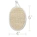 BERGMAN KELLY Exfoliating Sisal Pads with Hook, 2 Pack - Stronger Than Loofah