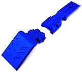 Atomik RC Alloy Front Skid Plate for 1:10 Traxxas E-Revo and Other Traxxas Models, Blue