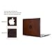 TJFEC PU Leather Coated Hard Case for MacBook Pro 13 inch with CD Drive Model A1278 - Brown