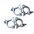 Swivel Scaffolding Clamps British Type 2 pcs Brand New Prisms