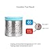 Vacuum Insulated Food Jar 22 Ounce Lunch Thermos with Handles, Portable Stainless Steel Lunch Containers, Stay Hot for 5h Cold for 10h, Blue