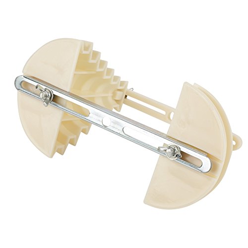 Electrical Machine Plastic Single Phase 6 Layer Coil Wire Cable Winding Mould Head Holder Beige