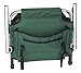 Stansport Tubular Frame Folding Stadium Seat with Arms - Green/Tan (G-8-10)