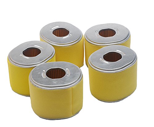 HIFROM(TM Replace Pack of 5 Air Filter Fit For Honda 17210-ZE3-010, 17210-ZE3-505 GX340 GX390 11HP & 13HP Engine New