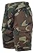 Rothco Tactical BDU Shorts - Rugged Outdoor Hiking Camping Cargos Comfortable - Woodland Camo - Large