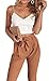 FANCYINN Women 2 Pieces Outfit Spaghetti Strap Top and Bodycon Long Pant with Belt