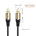 CableCreation 10FT Optical Audio Cable, Toslink Cable Male to Male Digital Optical Audio Cable with Gold-Plated Connector for Home Theater, Sound Bar, VD/CD Player, Blu-ray Players &More