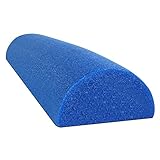 CanDo Blue PE Foam Rollers for Fitness, Exercise