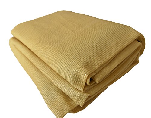 Shatex 95% Pro Security & Privacy Windscreen,Tan, 4' x 15' with Grommets & Zip Ties for Quick Installation,Heavy Duty Shade Mesh Fence for Garden Yard, Construction Site, Deck, Balcony Pool - Thumbnail 2