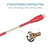 Anker Powerline Micro USB - Charging Cable, with Aramid Fiber and 5000+ Bend Lifespan for Samsung, Nexus, LG, Motorola, Android Smartphones and More (Red, 6ft)