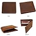 JEEP BULUO Man's Wallet RFID Genuine Leather Business Bifold Flip Purse