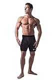 Copper Compression Recovery Shorts, Underwear, Tights, Boxer Briefs Fit for Men Black