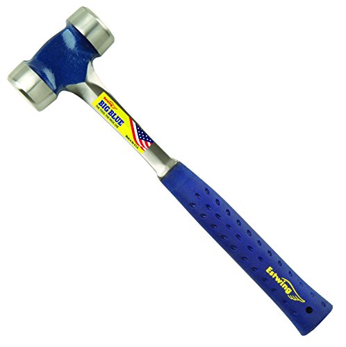 Estwing-Linemans-Hammer-40-oz-Electrical-Utility-Tool-with-Smooth-Face-Shock-Reduction-Grip-E3-40L
