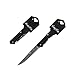 LANGXUN 2 Pack Keychain Folding Pocket Knife and Box Cutter Blade, Gadget - Ideal Birthday Gifts