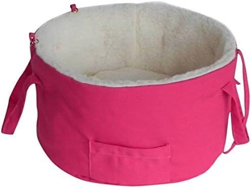 Dog Bed/Carrier, with Car Seatbelt Loop, Shopping Cart Carrier/Bed for Small Dogs, 6 Colorful Choices, Pet Bed/Carrier