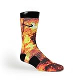 HoopSwagg Detonation Custom Nike Elite Socks Large
