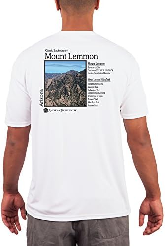 American Backcountry Men's Mount Lemmon UPF 50+ Short Sleeve T-shirt XXX-Large White