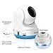 TENKER Video Baby Monitor with Camera and Audio, Baby Monitor with Night Vision, 4.3-Inch LCD Screen, 270°Pan-Tilt-Zoom, VOX, Lullaby, Two Way Talk, Temperature Detection, and Video Record (Blue-1)