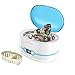Aucma Ultrasonic Cleaner Professional Ultrasonic Jewelry Cleaners with Digital Timer for Jewellery Eyeglasses Lenses Necklaces Watches Rings Denture Coins, 20 Oz (Blue)