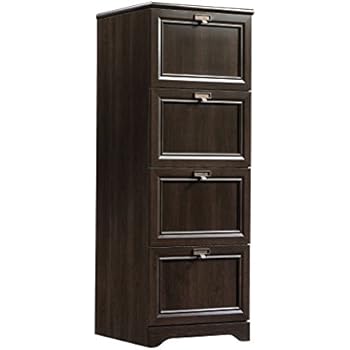 Amazon Com Sauder File Cabinet Cinnamon Cherry Finish Kitchen