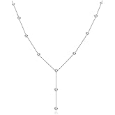 AnuClub Cushion Cut Moissanite Pendant Necklace D Color VVS1 925 Sterling Silver Refined Daily Necklace for Women with Certificate, 40+2+3cm Adjustable Chain