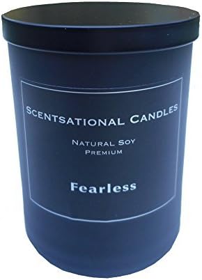 Scentsational Candles, Premium Soy (Man Candle) Fearless by Scentsational Candles