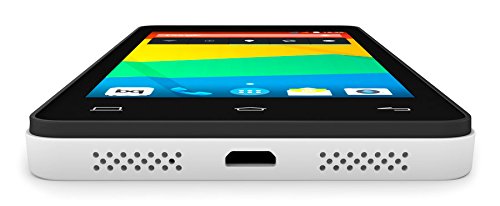 BQ Aquaris E4.5 - Smartphone libre Android (pantalla 4.5 pulgadas, cámara 8 Mp, 8 GB, Quad-Core 1.3 GHz, 1 GB RAM, Android 4.4 KitKat), blanco y negro
