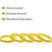 JOVITEC 48 Pcs Softball Bracelet Softball Wristband Silicone Bracelet Gift for Player and Teams