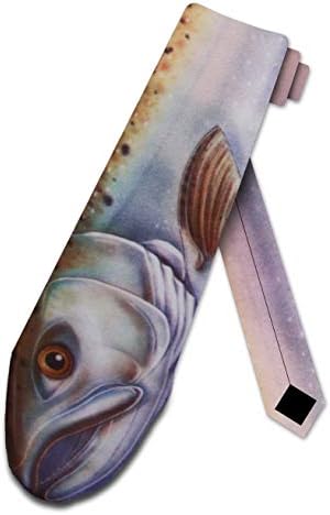 King Salmon Tie Mens Fish Necktie by 