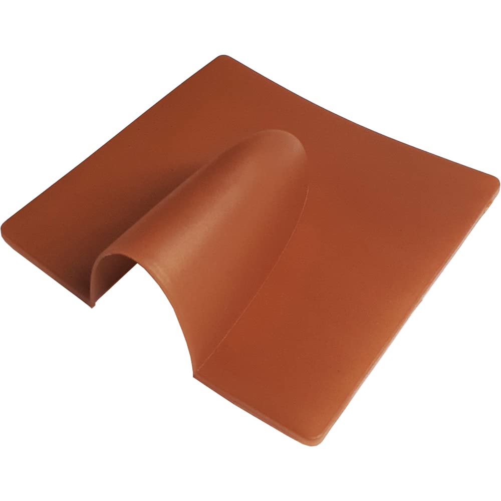Qty 10 – Brown External Brick Buster Plate - Cable Outdoor Wall Entry Burst Tidy Cover - Satellite/Coaxial/Sat/Coax Blast - Loops