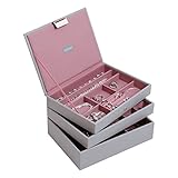 Stackers Dove Gray Classic Jewelry Box - Set of 3