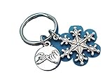 Pinky, Promise, Snowflake Key chain, Snow, Key