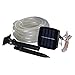 LTE Solar Power Rope Lights, Waterproof, 23ft 50 LEDs String Lights, Portable, with Light Sensor, Home Decoration for Christmas Tree, Thanksgiving, Wedding, Party, Garden, Lawn, Patio (Blue)