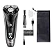 HATTEKER Electric Shaver for Men Rotary Shaver Razor Wet Dry Beard Trimmer Electric Shaving Razors with Pop-up Trimmer Replacenment Blade Waterproof Cordless Rechargeable