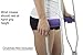 Crutcheze Premium USA Made Crutch Pad and Hand Grip Covers | Comfortable Underarm Padding Washable Breathable Moisture Wicking Orthopedic Products Crutches Accessories (Purple Heather)